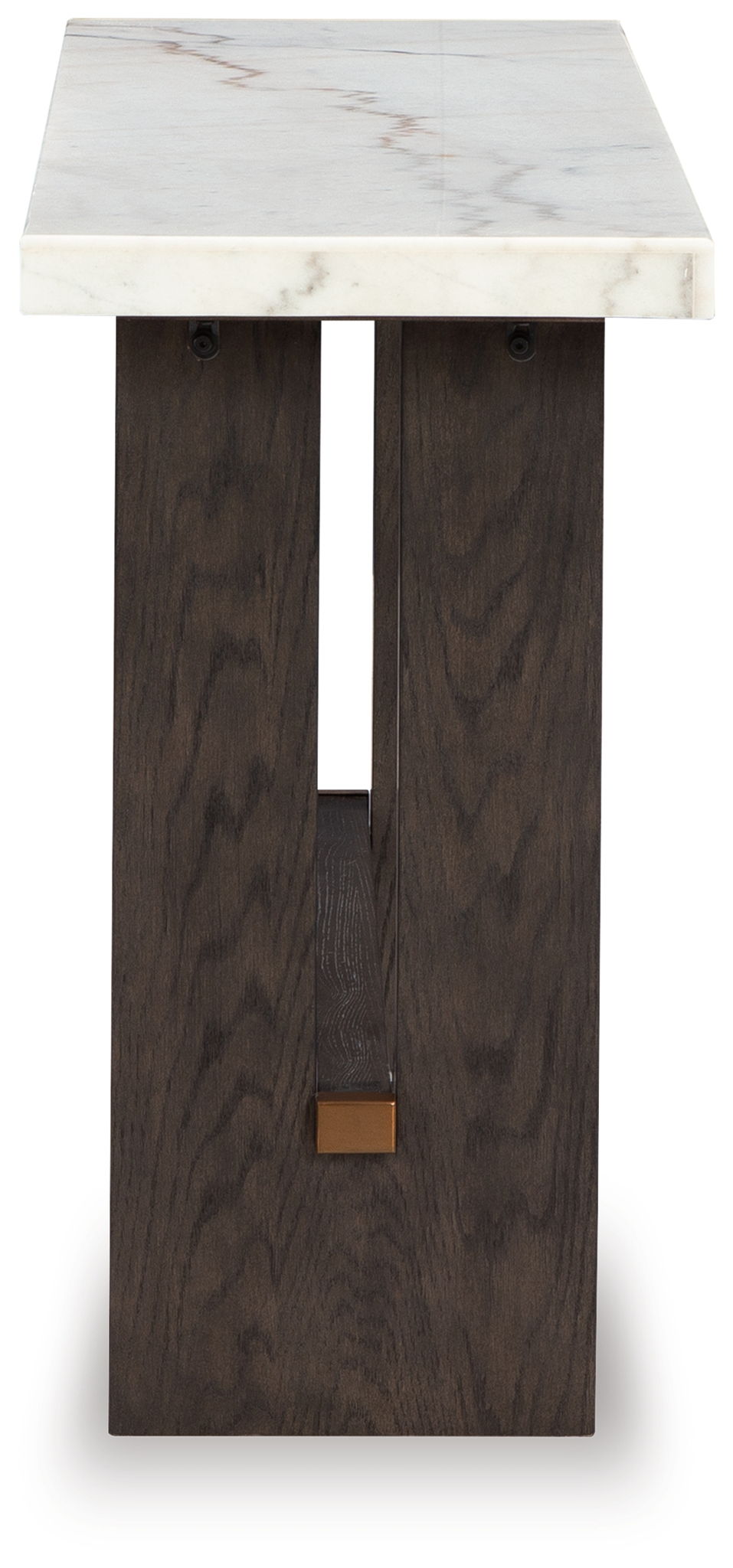 Burkhaus - White / Dark Brown - Sofa Table - Urban Living Furniture (Los Angeles, CA)