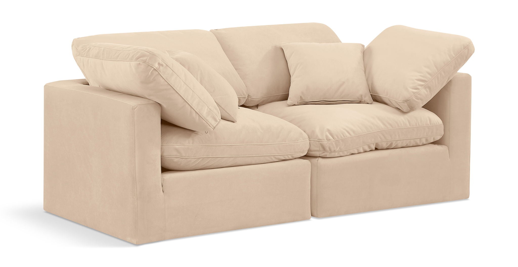 Indulge - Velvet 2 Seat Modular Sofa - Urban Living Furniture (Los Angeles, CA)