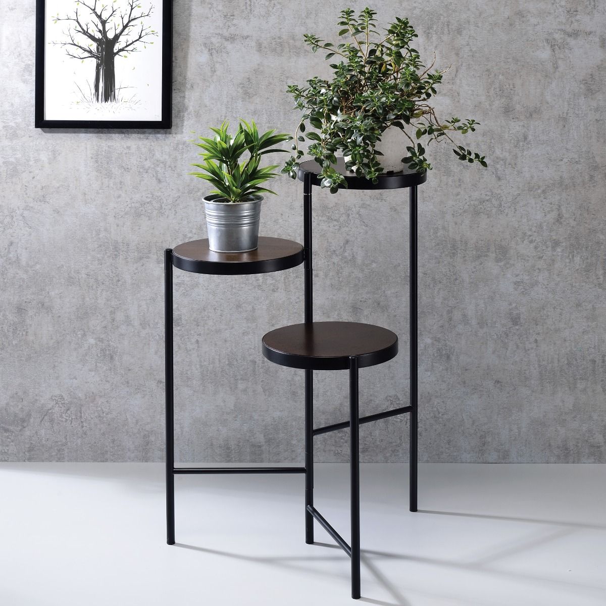 Namid - 30" Plant Stand - Black - Urban Living Furniture (Los Angeles, CA)