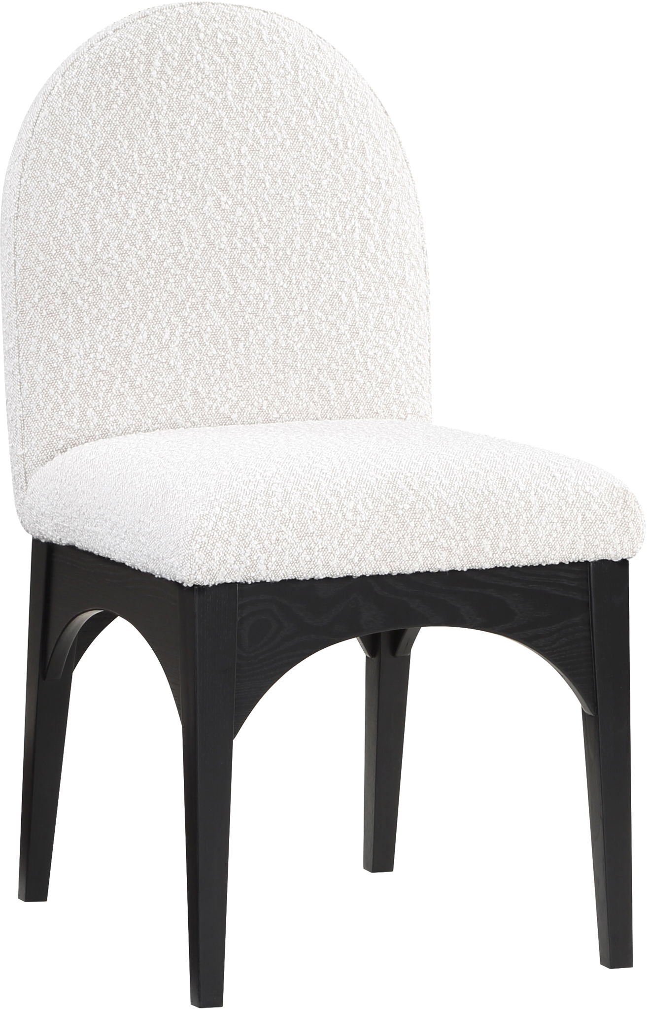 Waldorf - Boucle Dining Side Chair With Black Legs - Urban Living Furniture (Los Angeles, CA)