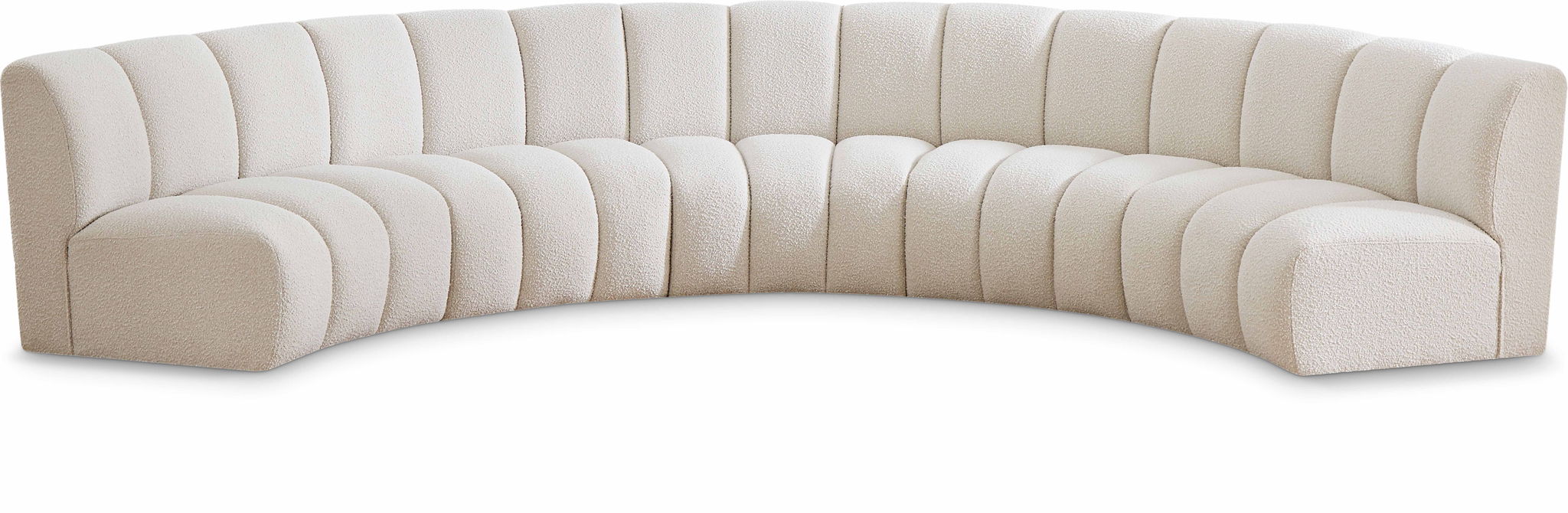 Infinity - 5 Piece Boucle Modular Sectional - Urban Living Furniture (Los Angeles, CA)