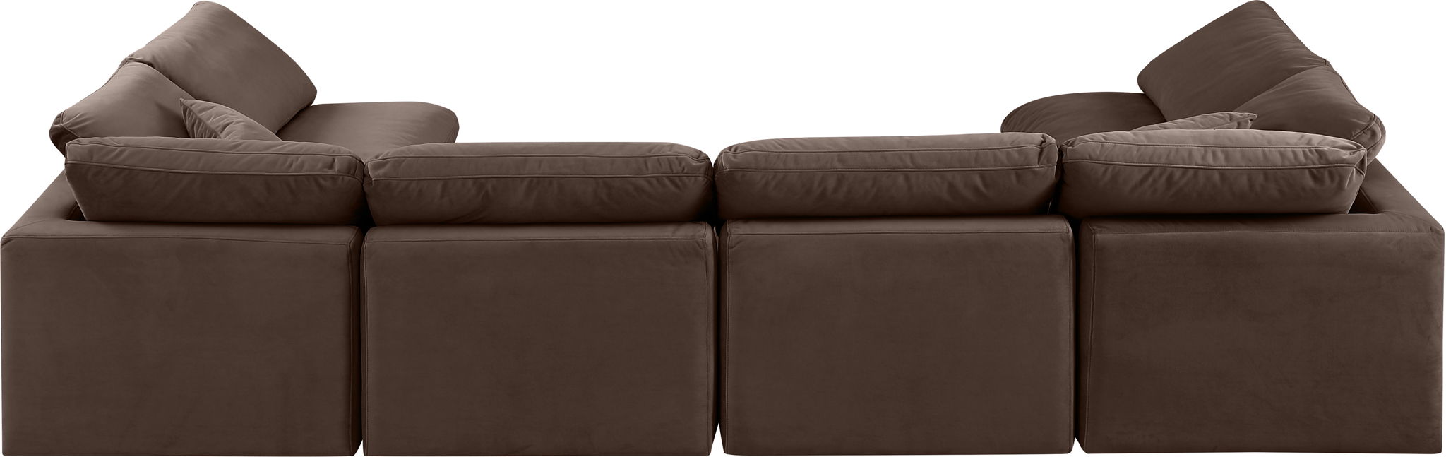 Indulge - Velvet 6 Piece Modular U-Shaped Sectional - Urban Living Furniture (Los Angeles, CA)