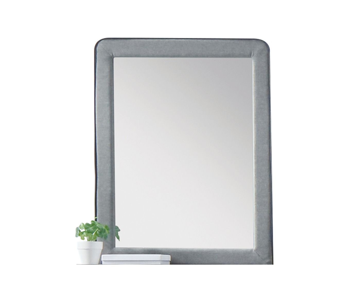 Valda - Mirror - Light Gray Fabric - Urban Living Furniture (Los Angeles, CA)