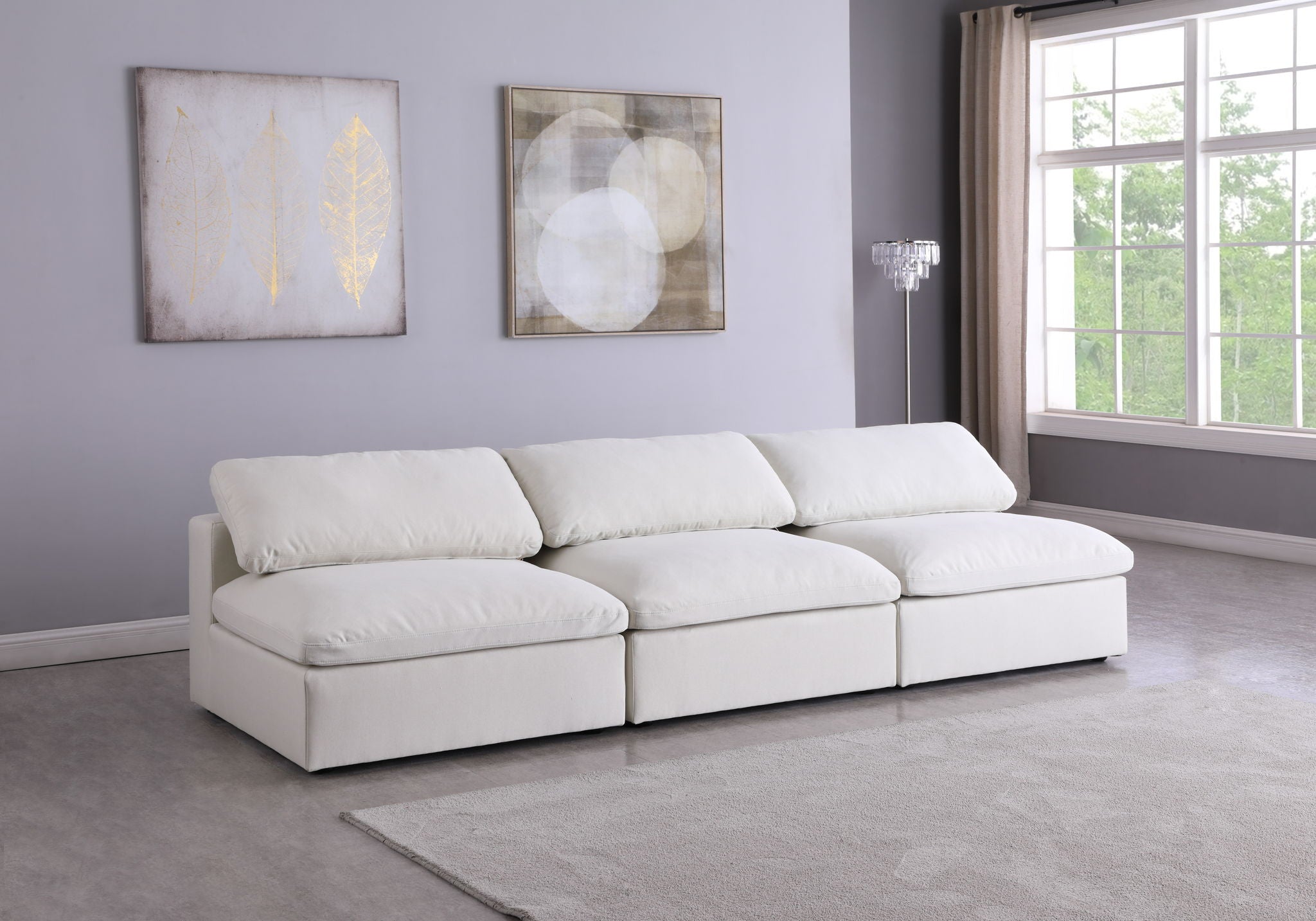 Serene - Modular Armless 3 Seat Sofa - Urban Living Furniture (Los Angeles, CA)