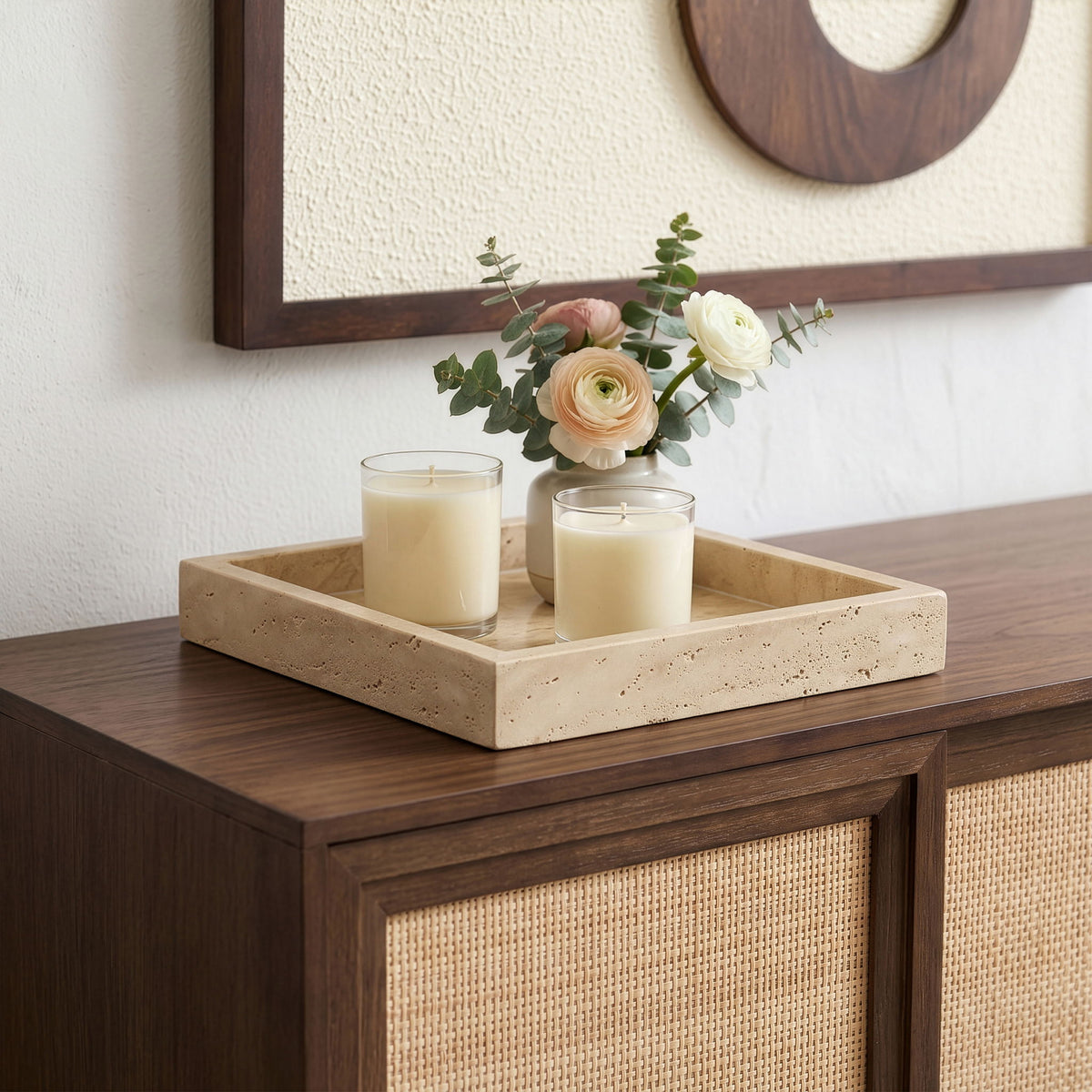 Michael - Travertine Tray