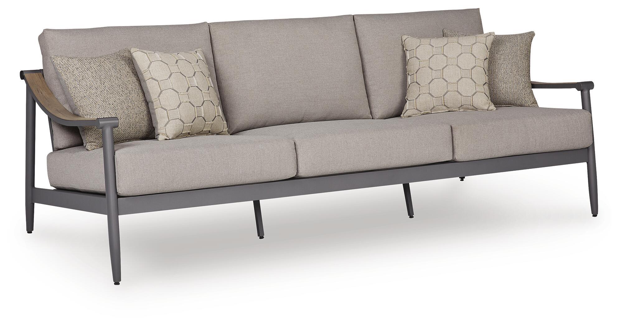 Ocean Beach - Sofa With Cushion - Gray - Urban Living Furniture (Los Angeles, CA)