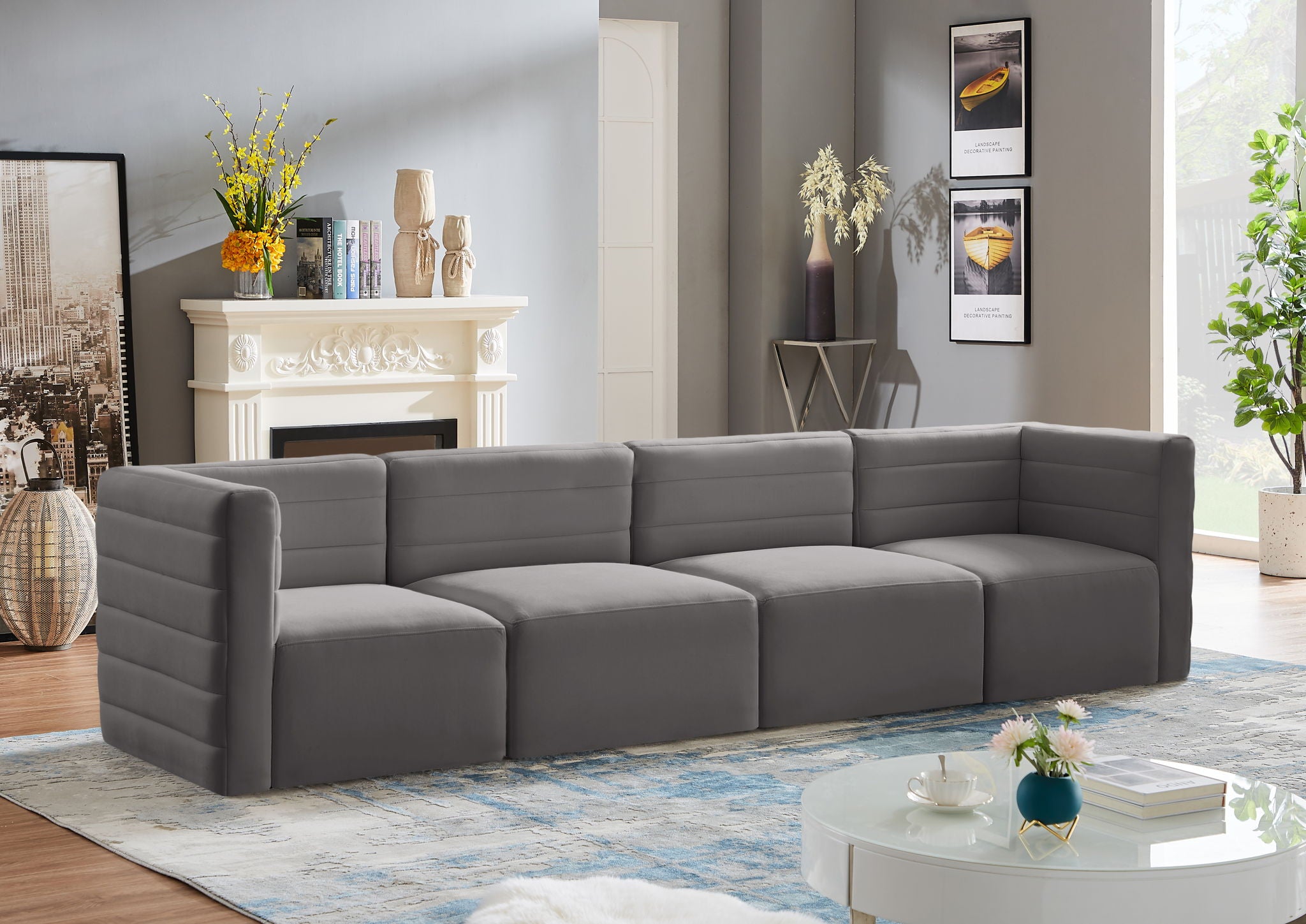 Quincy - Modular 4 Seat Sofa - Urban Living Furniture (Los Angeles, CA)