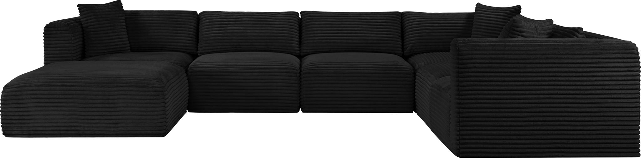 Shaggy - 7 Piece Modular U-Shaped Sectional With Ottoman - Urban Living Furniture (Los Angeles, CA)