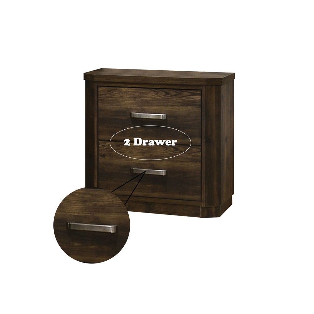 Elettra - Nightstand - Rustic Walnut - Urban Living Furniture (Los Angeles, CA)