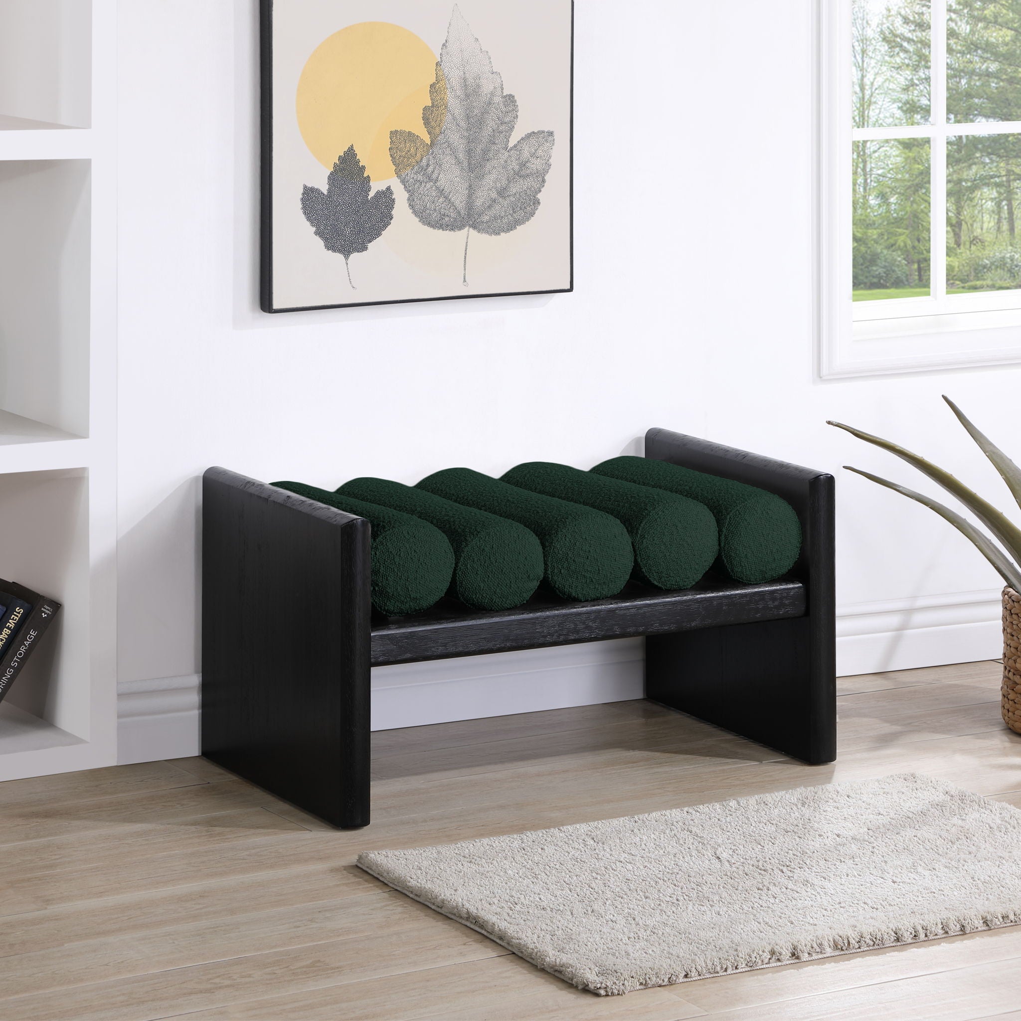 Waverly - Bench With Black Frame - Urban Living Furniture (Los Angeles, CA)