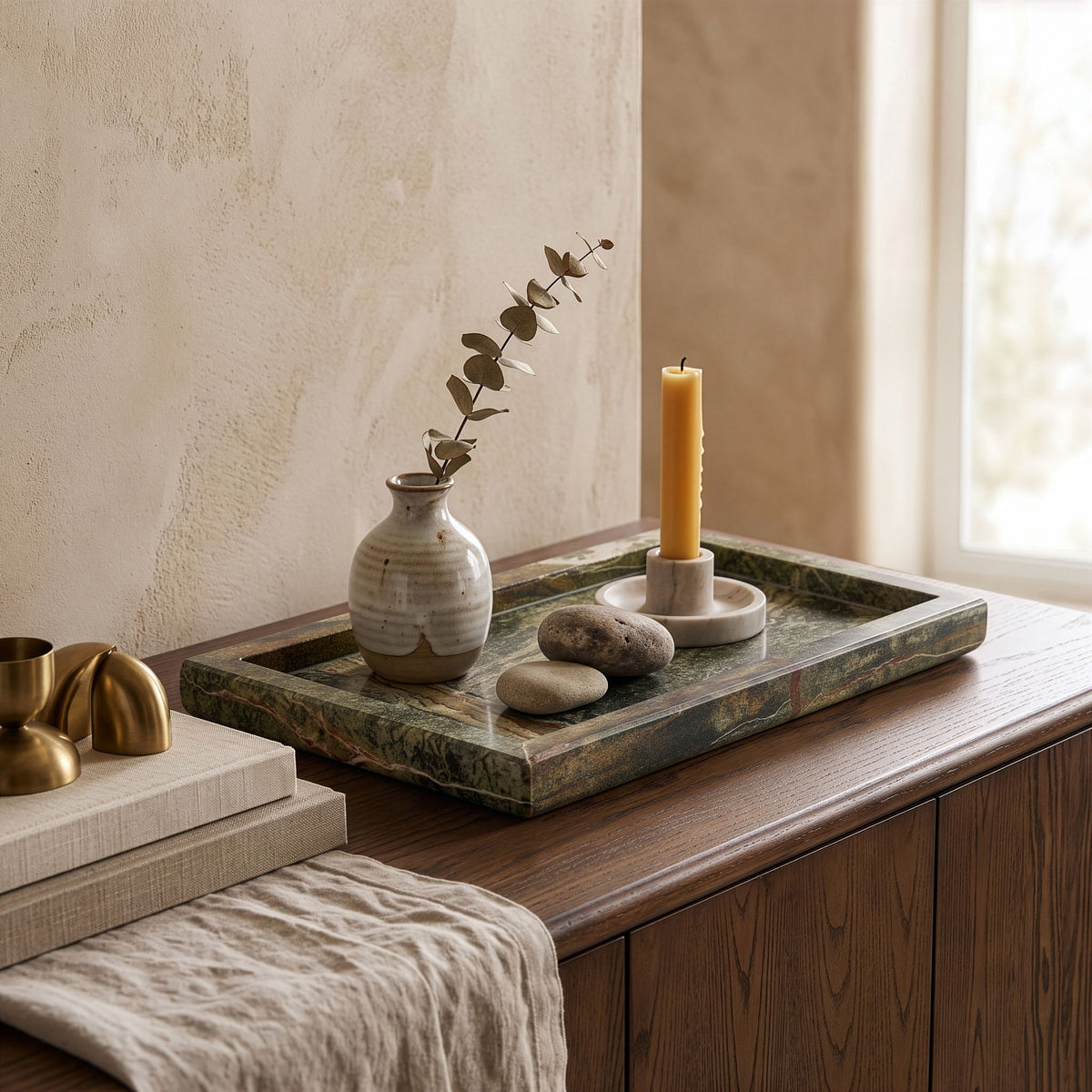 Nolan - Genuine Marble Tray