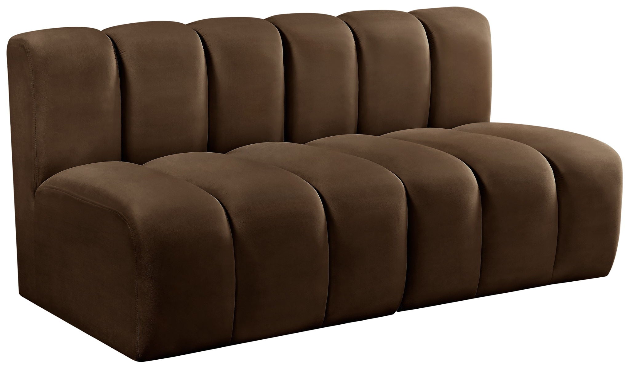 Arc - Velvet 2 Seats Modular Sofa - Urban Living Furniture (Los Angeles, CA)