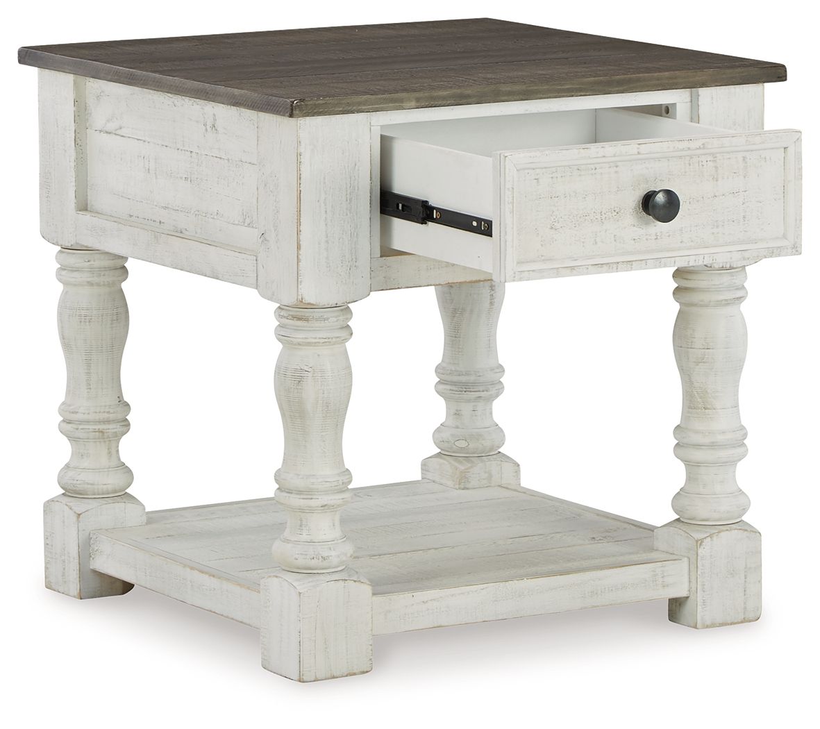 Havalance - Square End Table - White / Gray - Urban Living Furniture (Los Angeles, CA)