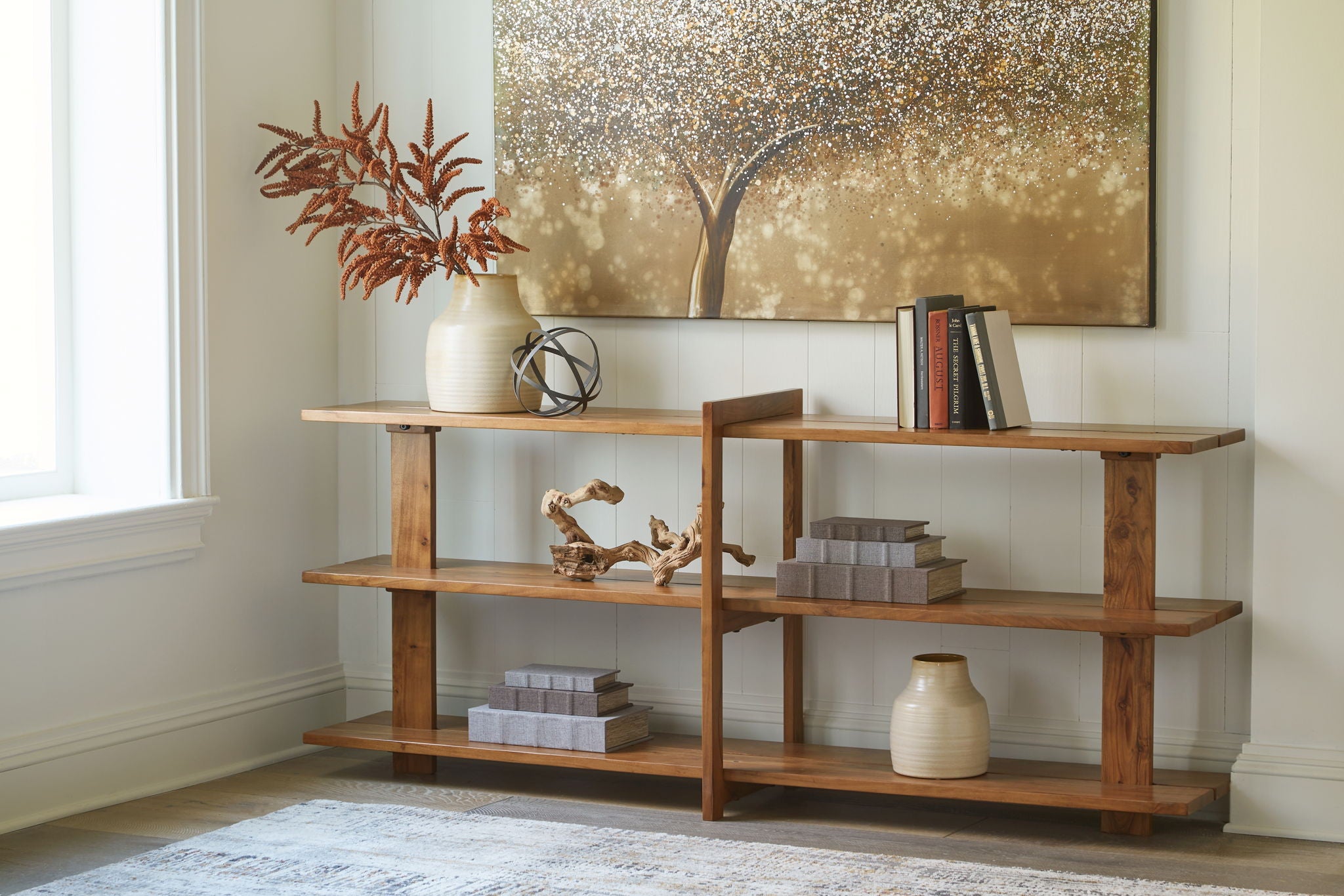 Fayemour - Brown - Console Sofa Table - Urban Living Furniture (Los Angeles, CA)