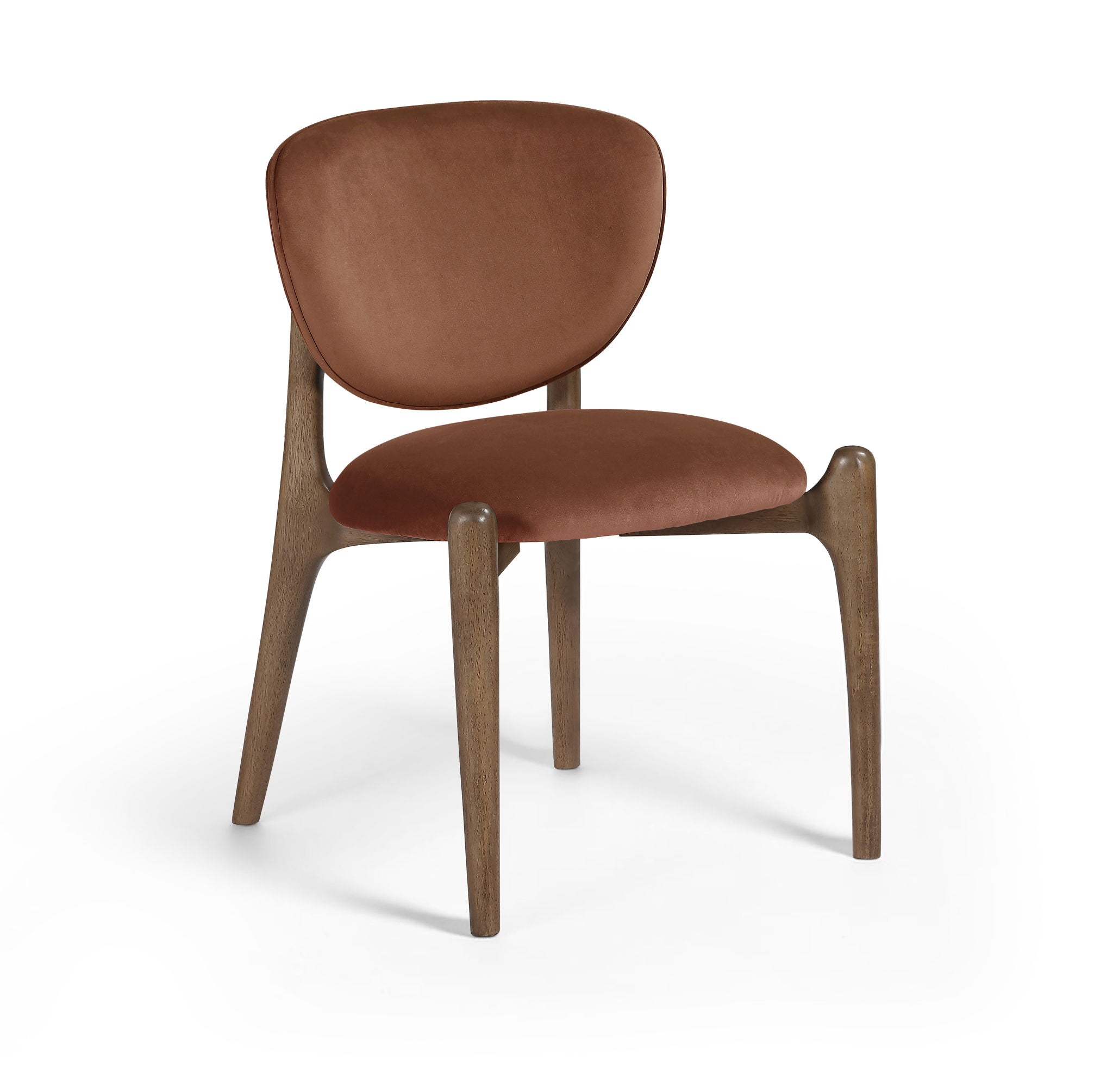 Velora - Upholstered Dining Chair (Set of 2) - Brown Base - Urban Living Furniture (Los Angeles, CA)