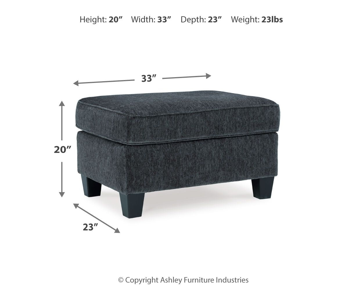Abinger - Accent Ottoman - Urban Living Furniture (Los Angeles, CA)