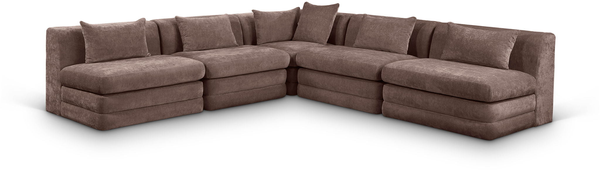 Stellar - 5 Piece Upholstered Modular Sectional - Urban Living Furniture (Los Angeles, CA)