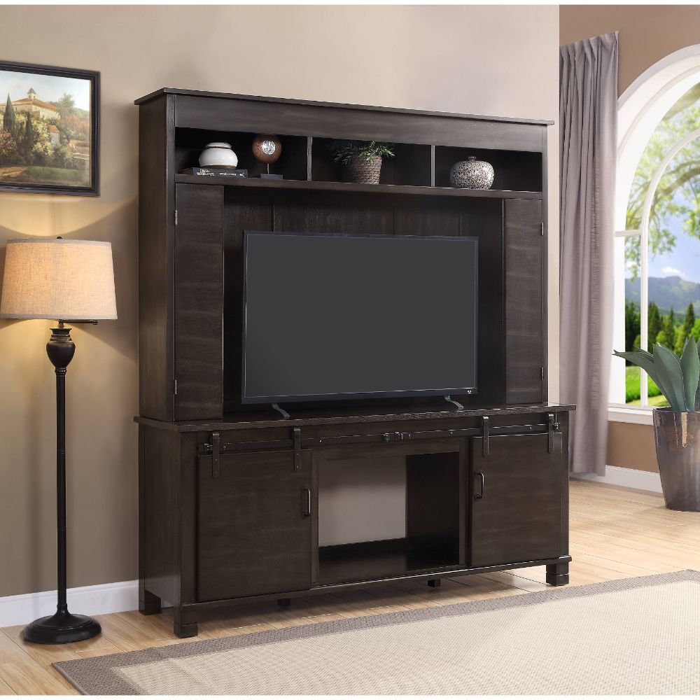 Apison - Entertainment Center (Include 91617Fir) - Espresso - Urban Living Furniture (Los Angeles, CA)
