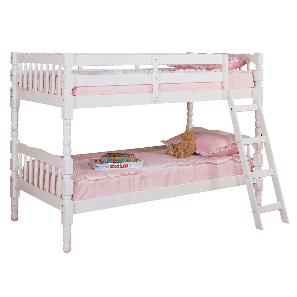 Homestead - Bunk Twin Over Twin Bed - White - Urban Living Furniture (Los Angeles, CA)
