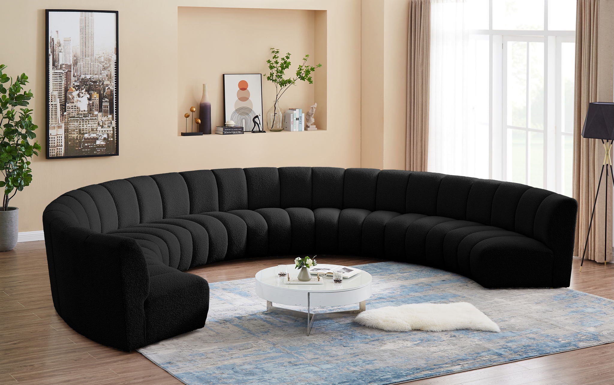 Infinity - 8 Piece Boucle Modular Sectional - Urban Living Furniture (Los Angeles, CA)