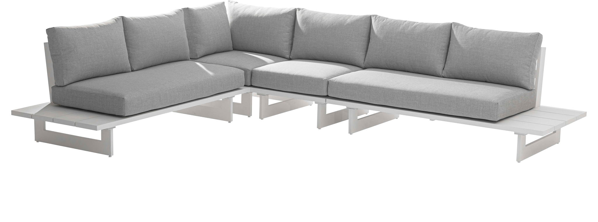 Maldives - 4 Piece Water Resistant Outdoor Patio Modular Sectional With White Base - Urban Living Furniture (Los Angeles, CA)
