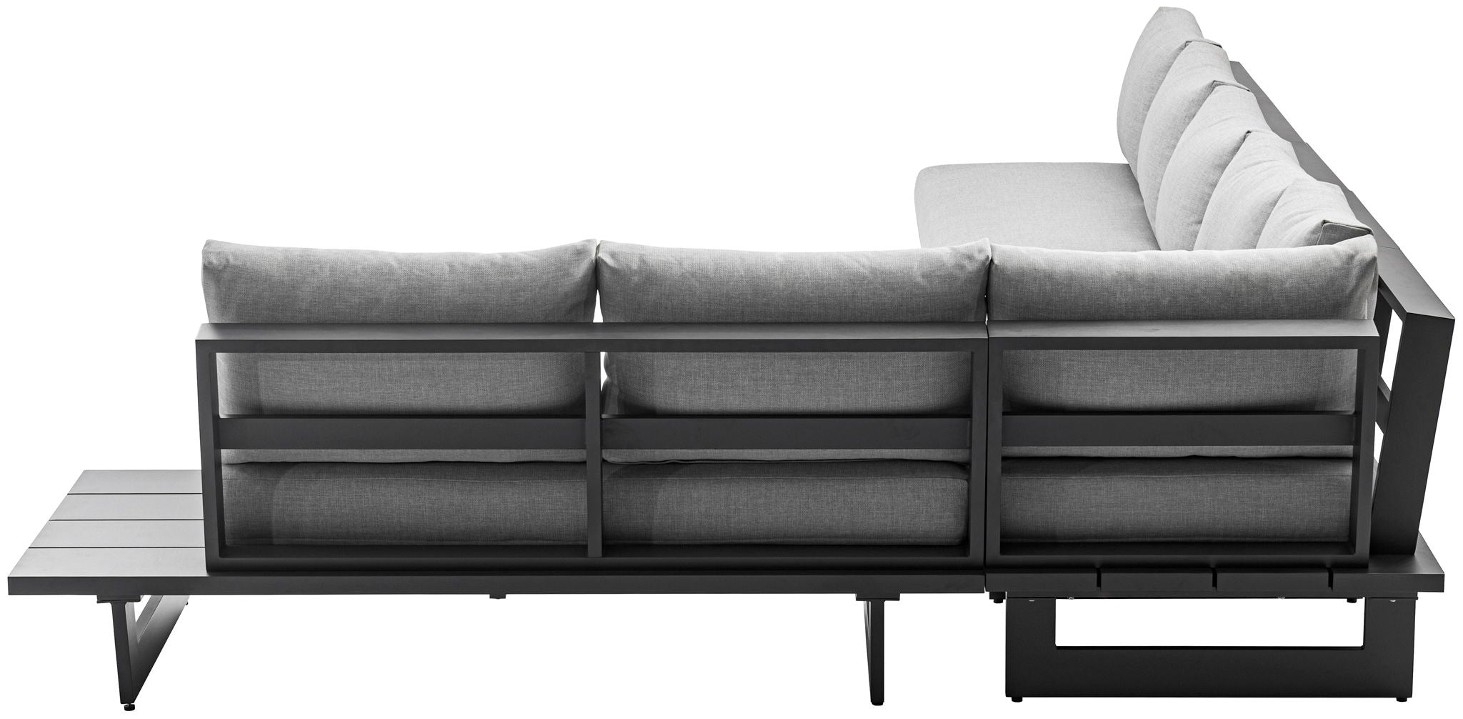 Maldives - 5 Piece Water Resistant Outdoor Patio Modular Sectional With Gray Base - Urban Living Furniture (Los Angeles, CA)