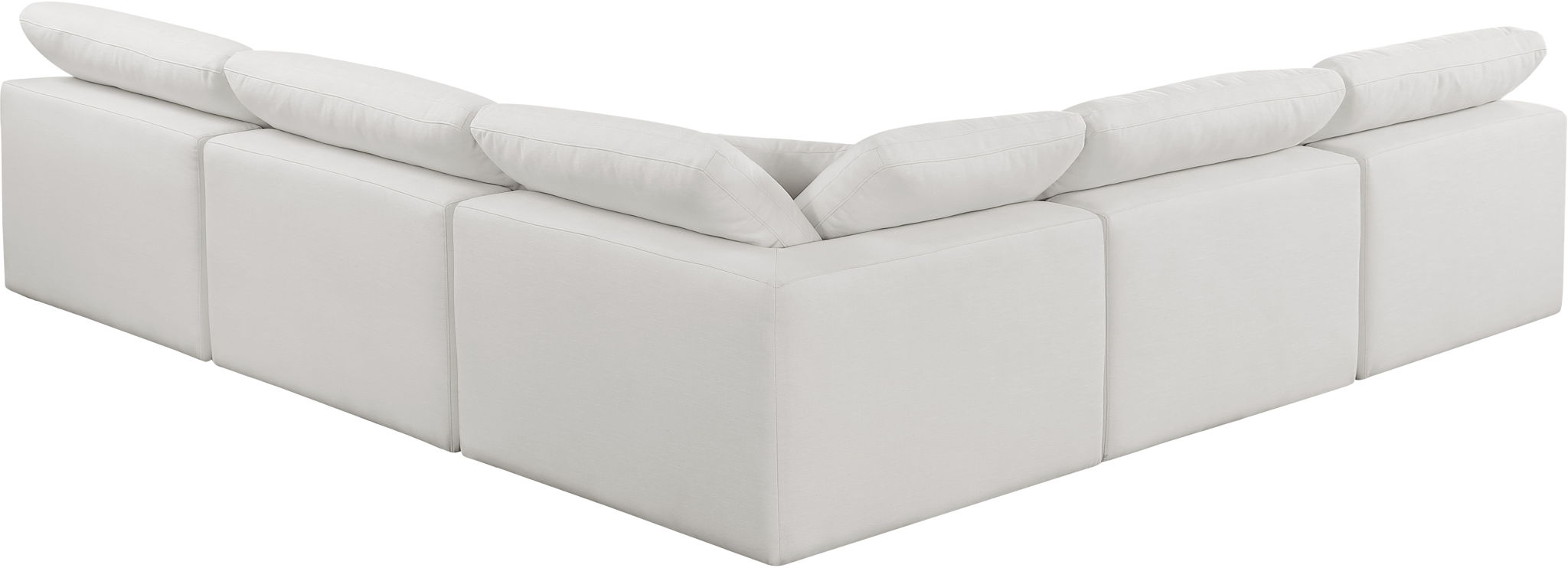 Comfy - 5 Piece Linen Modular Corner Armless Sectional - Urban Living Furniture (Los Angeles, CA)