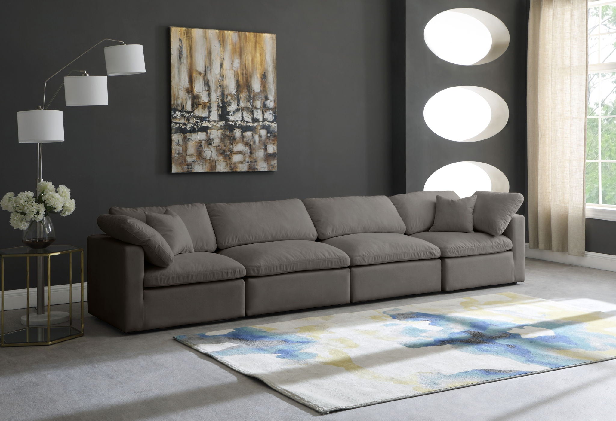 Plush - Modular 4 Seat Sofa - Urban Living Furniture (Los Angeles, CA)