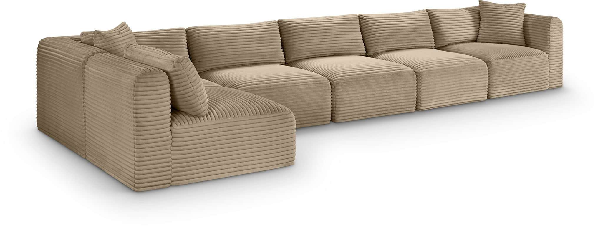 Shaggy - Fabric 6 Piece Modular Sectional - Urban Living Furniture (Los Angeles, CA)