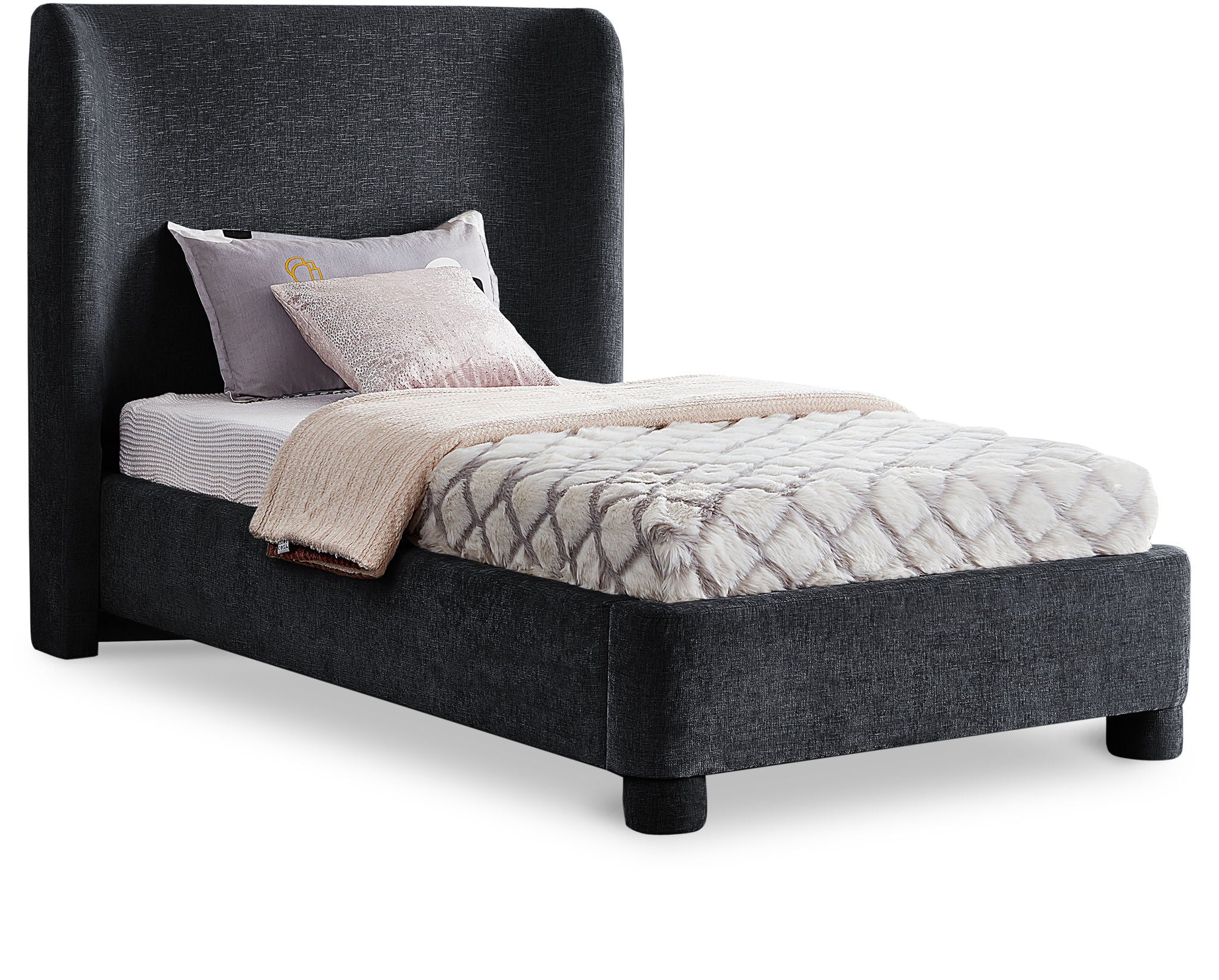 Penny - Chenille Fabric Bed - Urban Living Furniture (Los Angeles, CA)