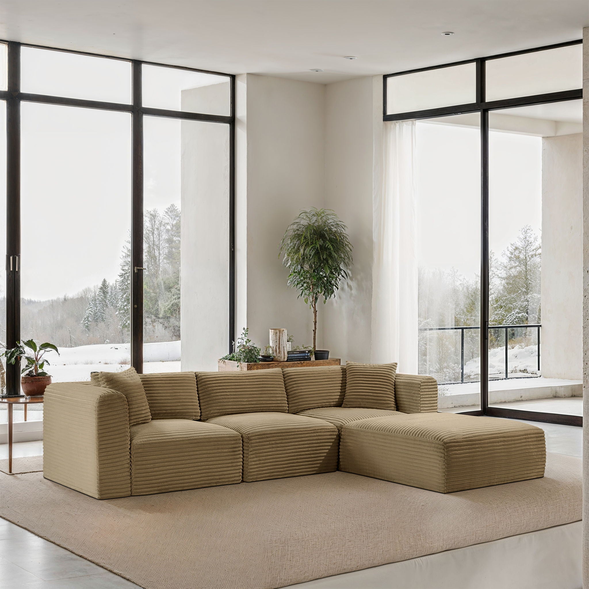 Shaggy - 4 Piece Modular Sectional - Urban Living Furniture (Los Angeles, CA)