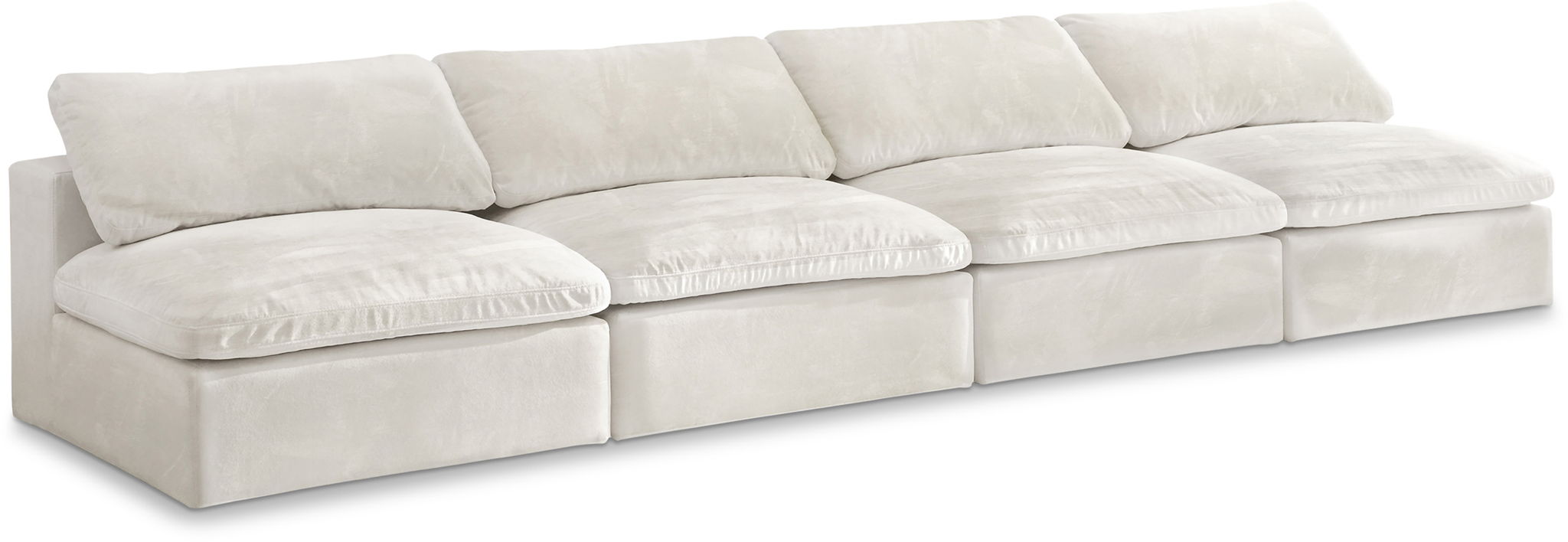 Cozy - Modular Armless 4 Seat Sofa - Urban Living Furniture (Los Angeles, CA)