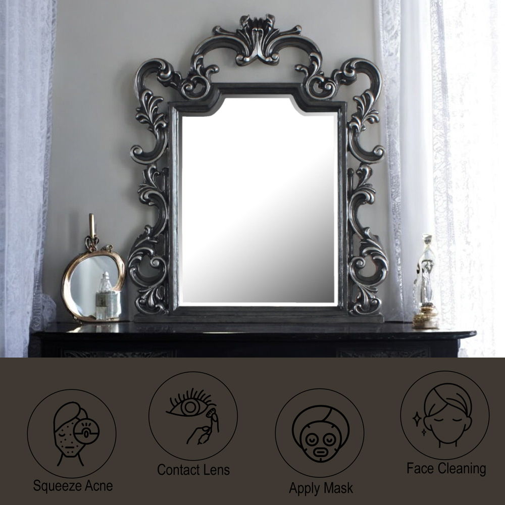 House Delphine - Mirror - Charcoal - Urban Living Furniture (Los Angeles, CA)