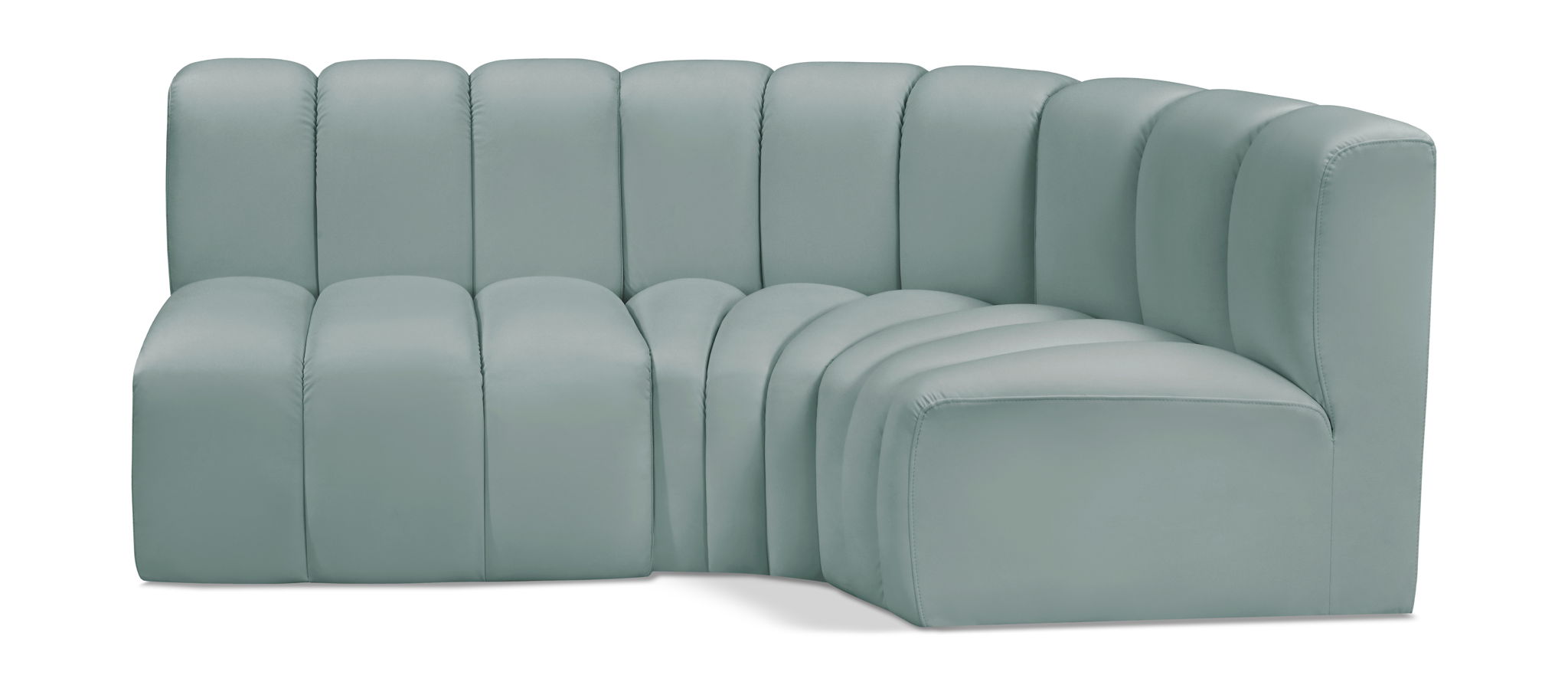 Arc - Faux Leather 3 Piece Sofa - Urban Living Furniture (Los Angeles, CA)