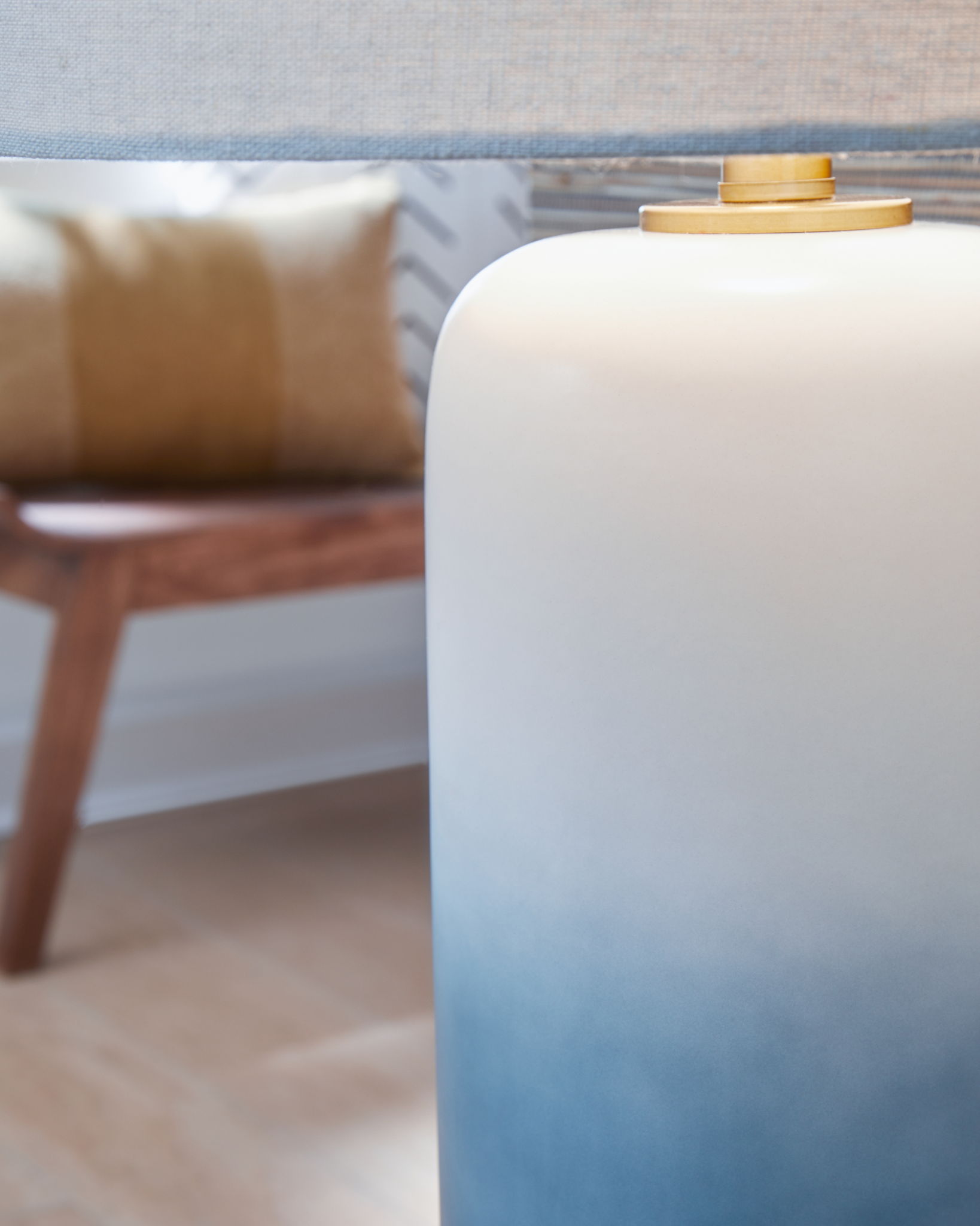 Lemrich - White - Ceramic Table Lamp - Urban Living Furniture (Los Angeles, CA)