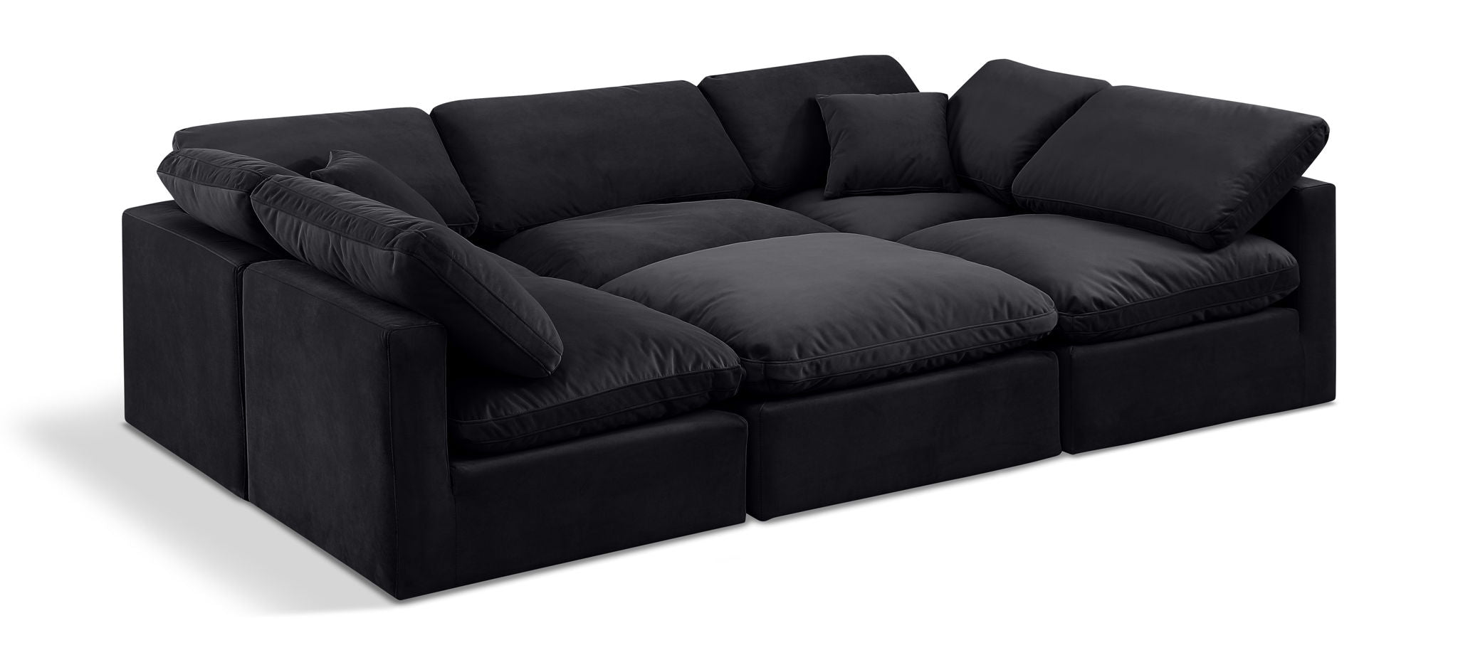 Indulge - Velvet 6 Piece Modular Sectional - Urban Living Furniture (Los Angeles, CA)