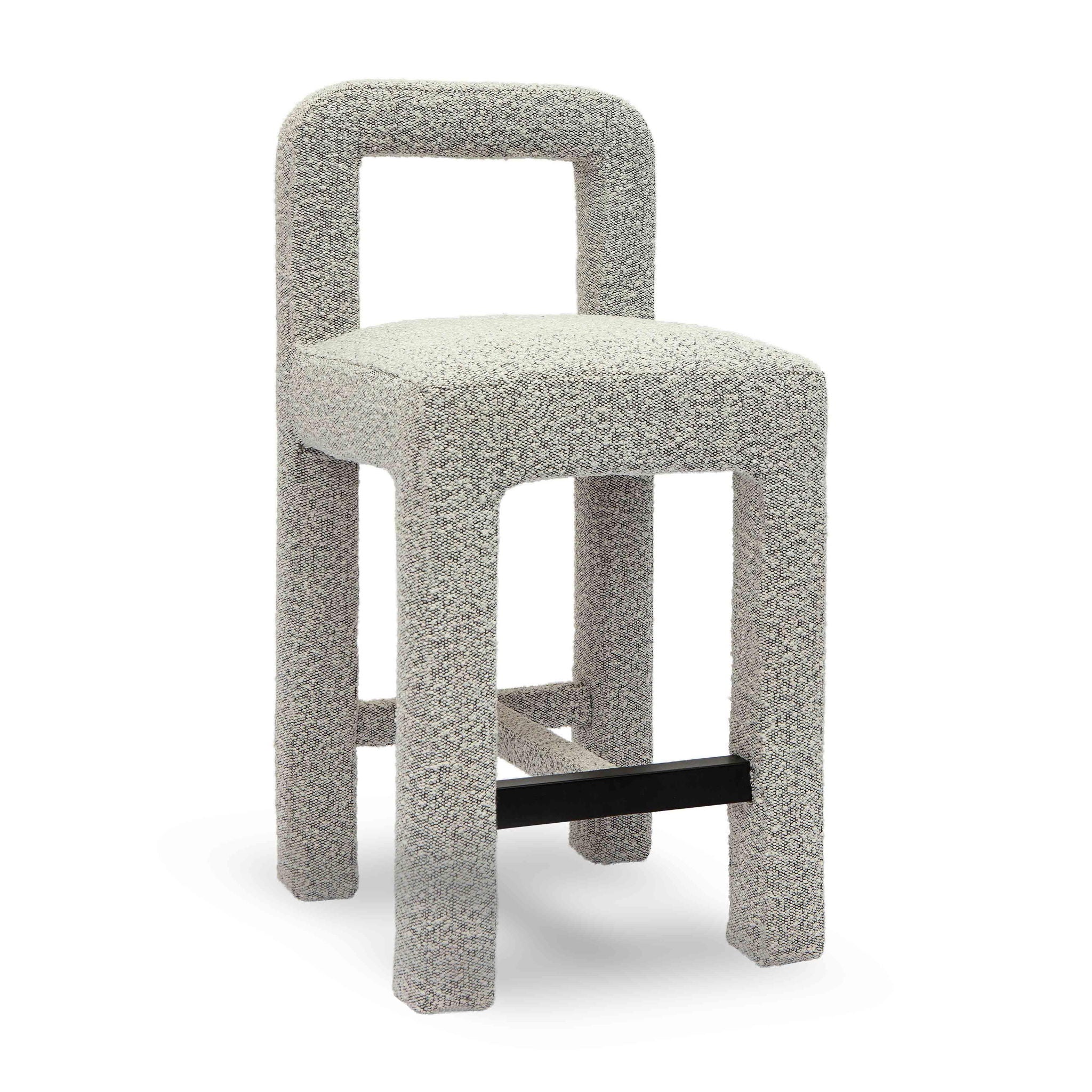 Hazel - Boucle Counter Stool - Urban Living Furniture (Los Angeles, CA)