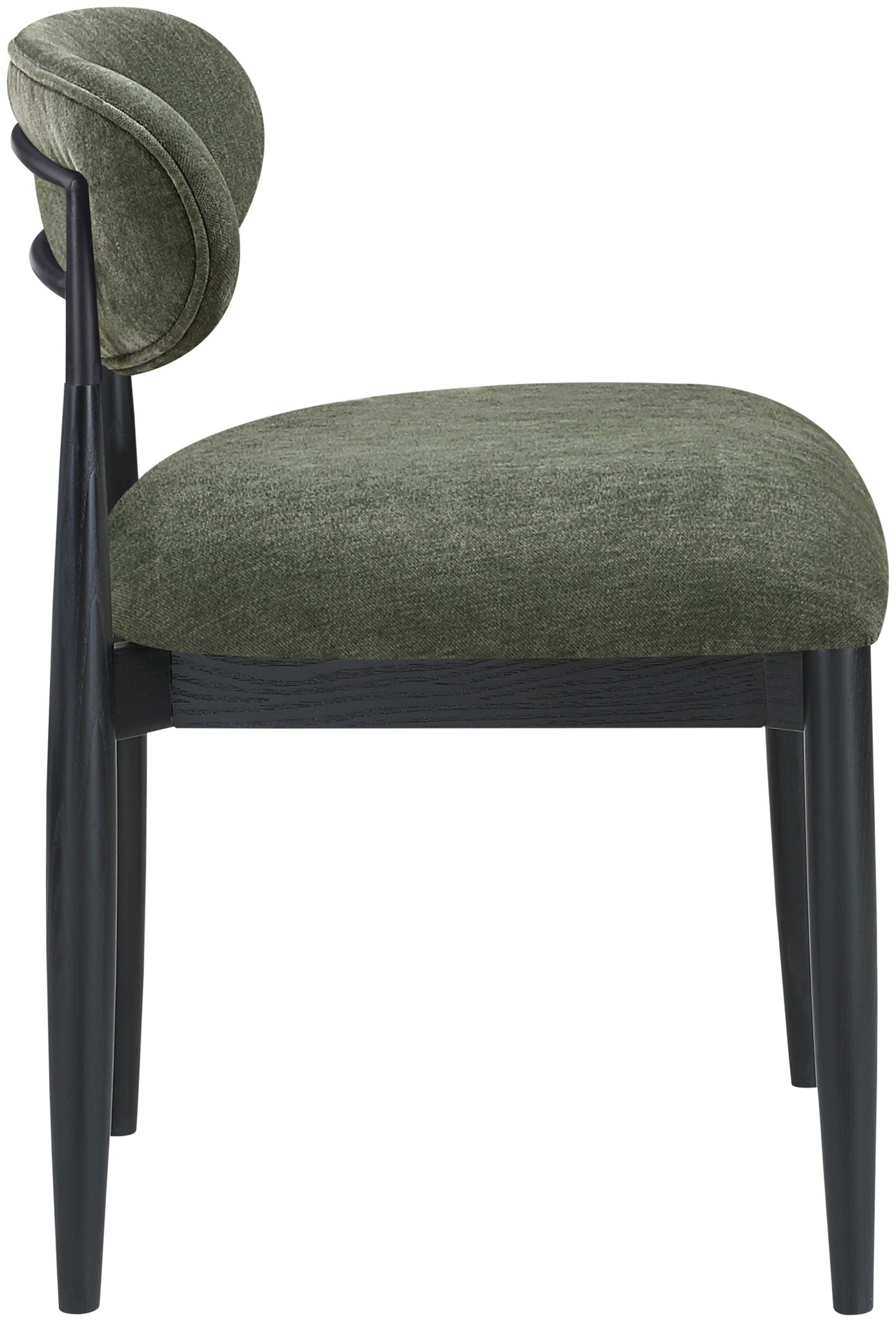 Riccio - Fabric Dining Side Chair (Set of 2) - Black Frame - Urban Living Furniture (Los Angeles, CA)