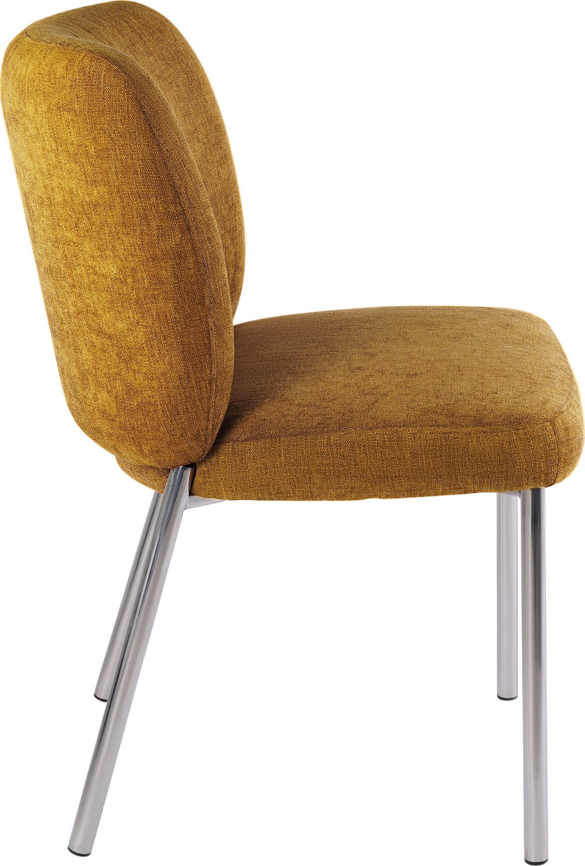 Fomo - Chenille Upholstered Stainless Steel Base Dining Chair (Set of 2)