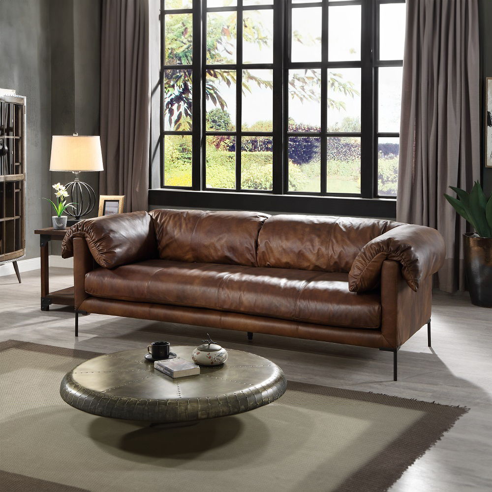 Jaron - Sofa - Mocha Top Grain Leather - Urban Living Furniture (Los Angeles, CA)