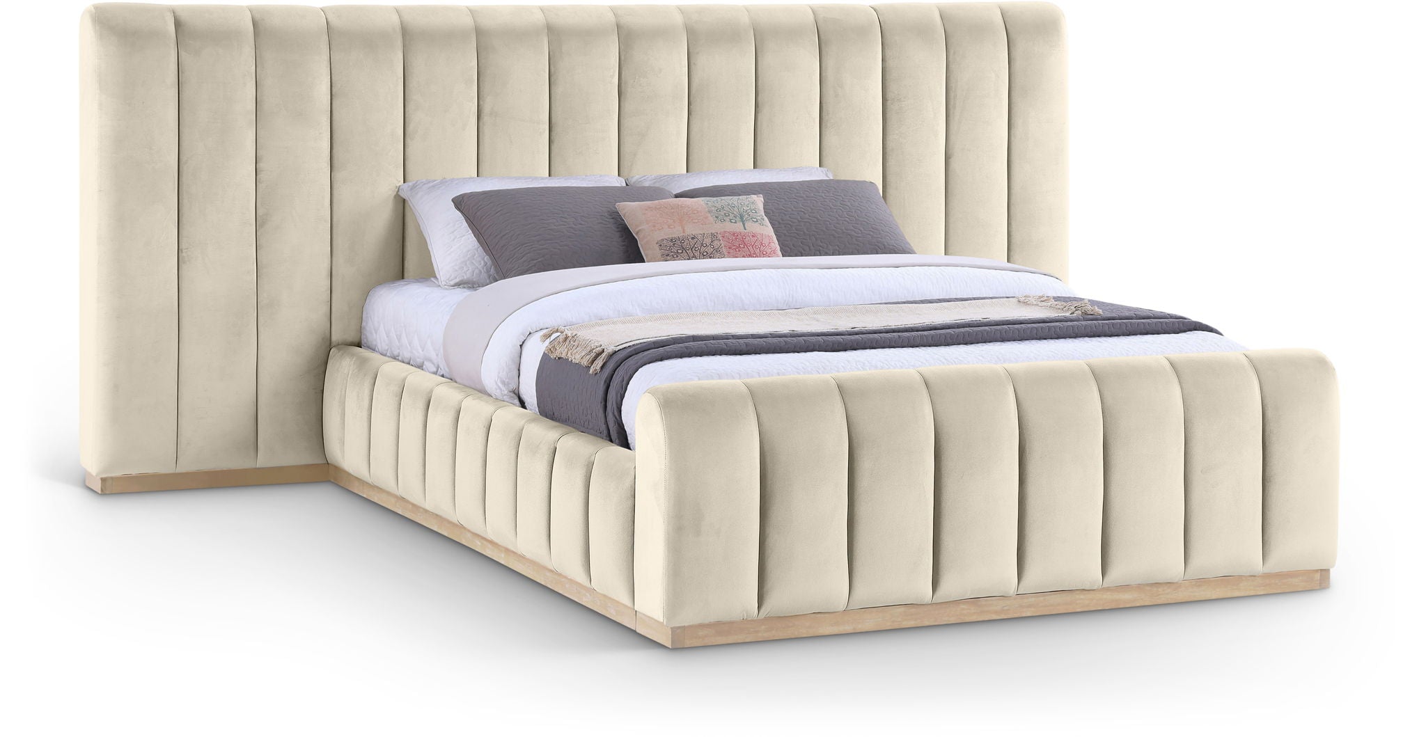 Amara - Velvet Upholstered Bed - Urban Living Furniture (Los Angeles, CA)