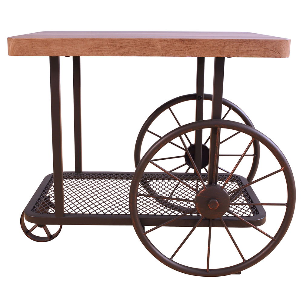 Francie - End Table - Oak & Antique Gray - Urban Living Furniture (Los Angeles, CA)