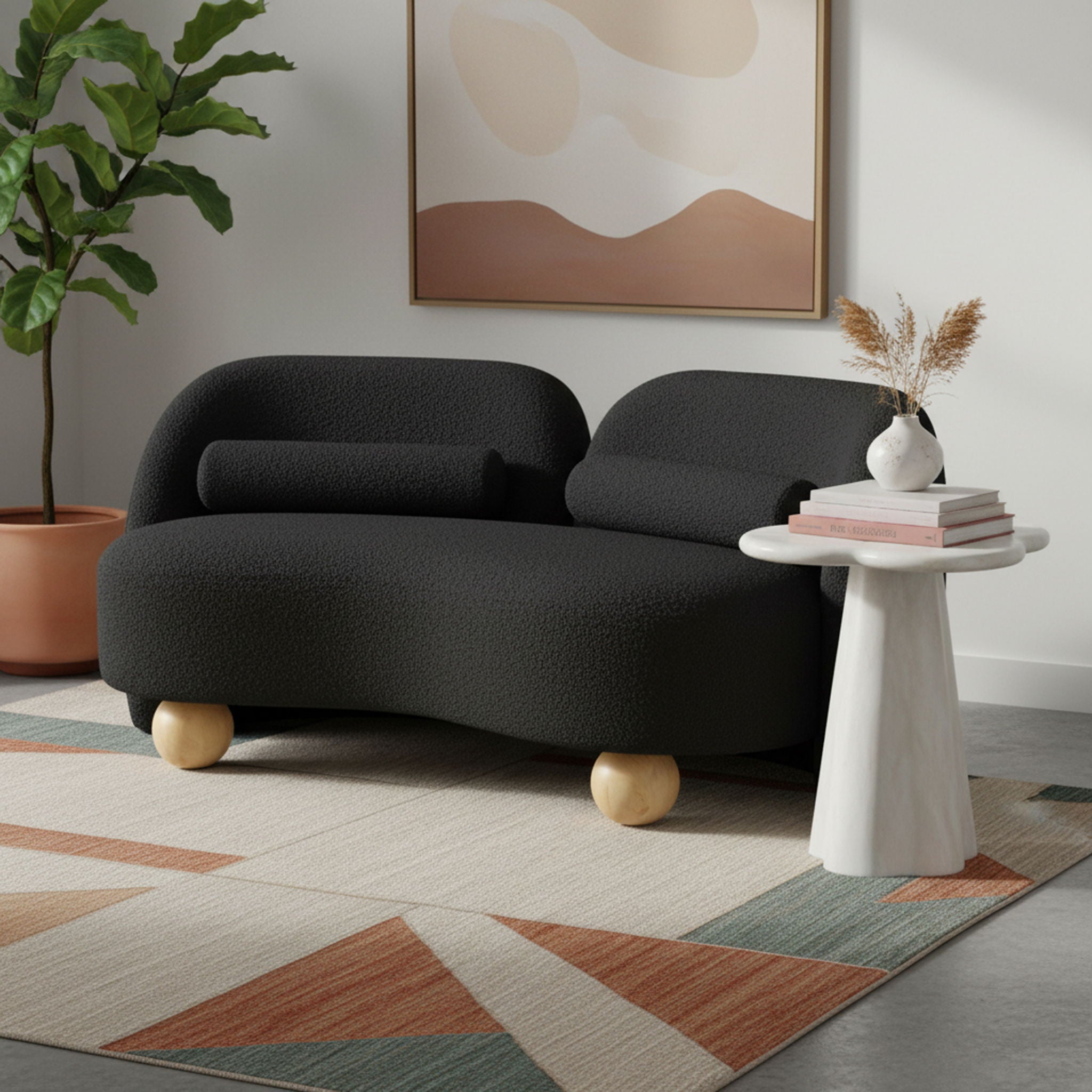 Daphne - Boucle Loveseat - Urban Living Furniture (Los Angeles, CA)