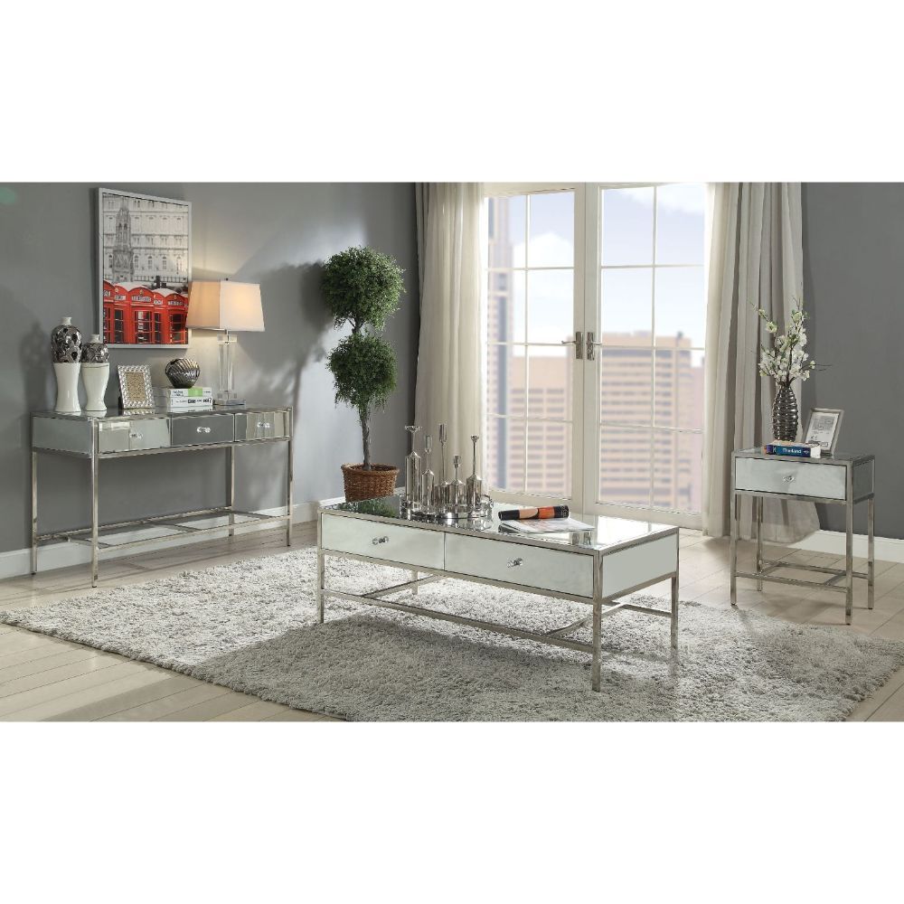 Weigela - Coffee Table - Mirrored & Chrome - Urban Living Furniture (Los Angeles, CA)