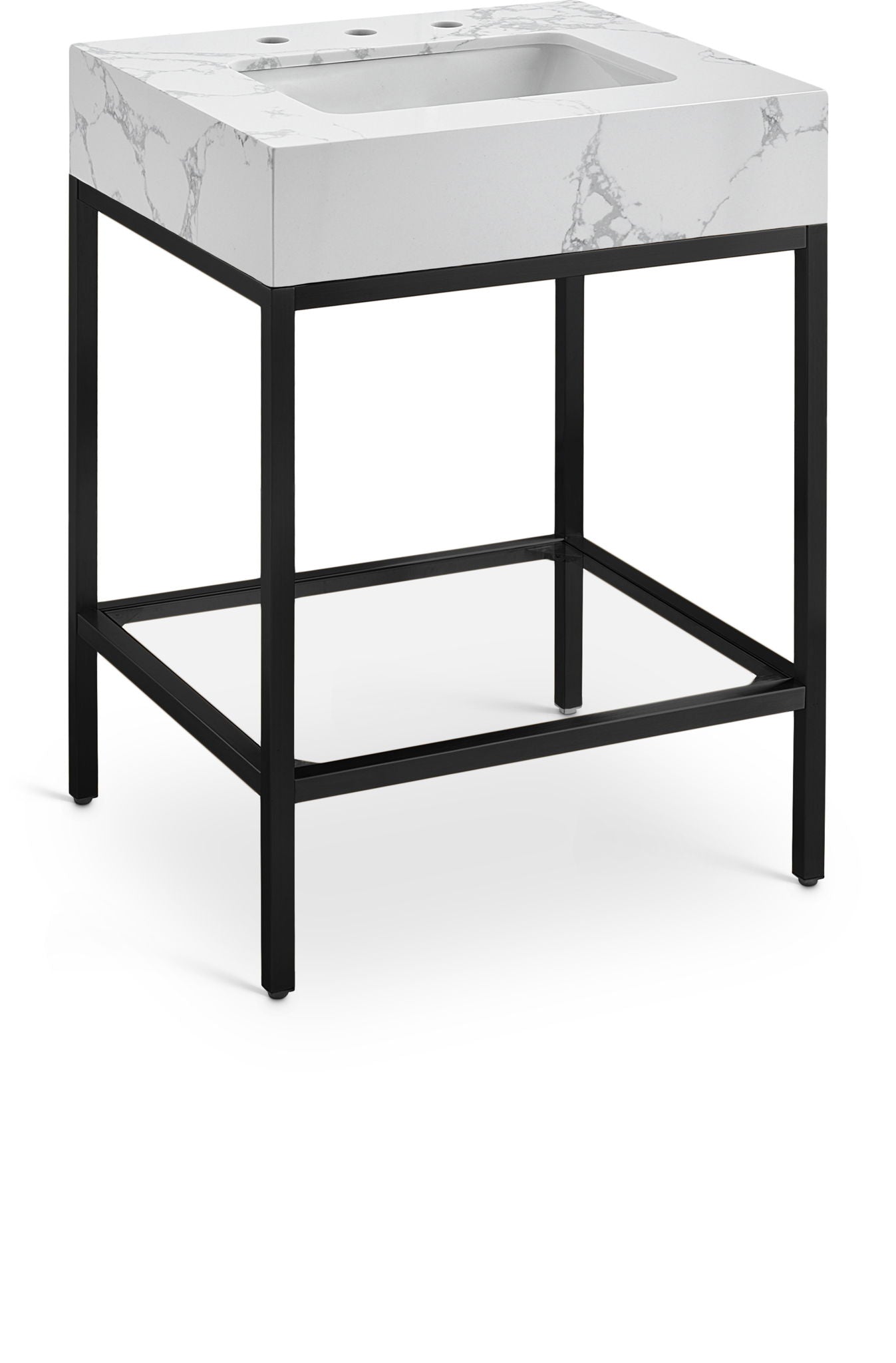 Marmo - Engineered Marble Bathroom Vanity With Black Base - Urban Living Furniture (Los Angeles, CA)