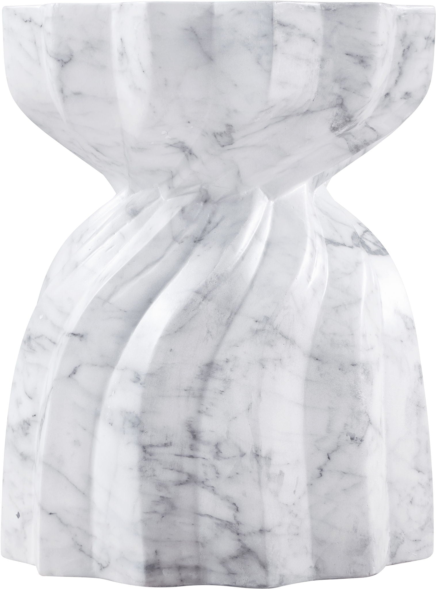 Caserta - Marble Finish Concrete End Table - Urban Living Furniture (Los Angeles, CA)