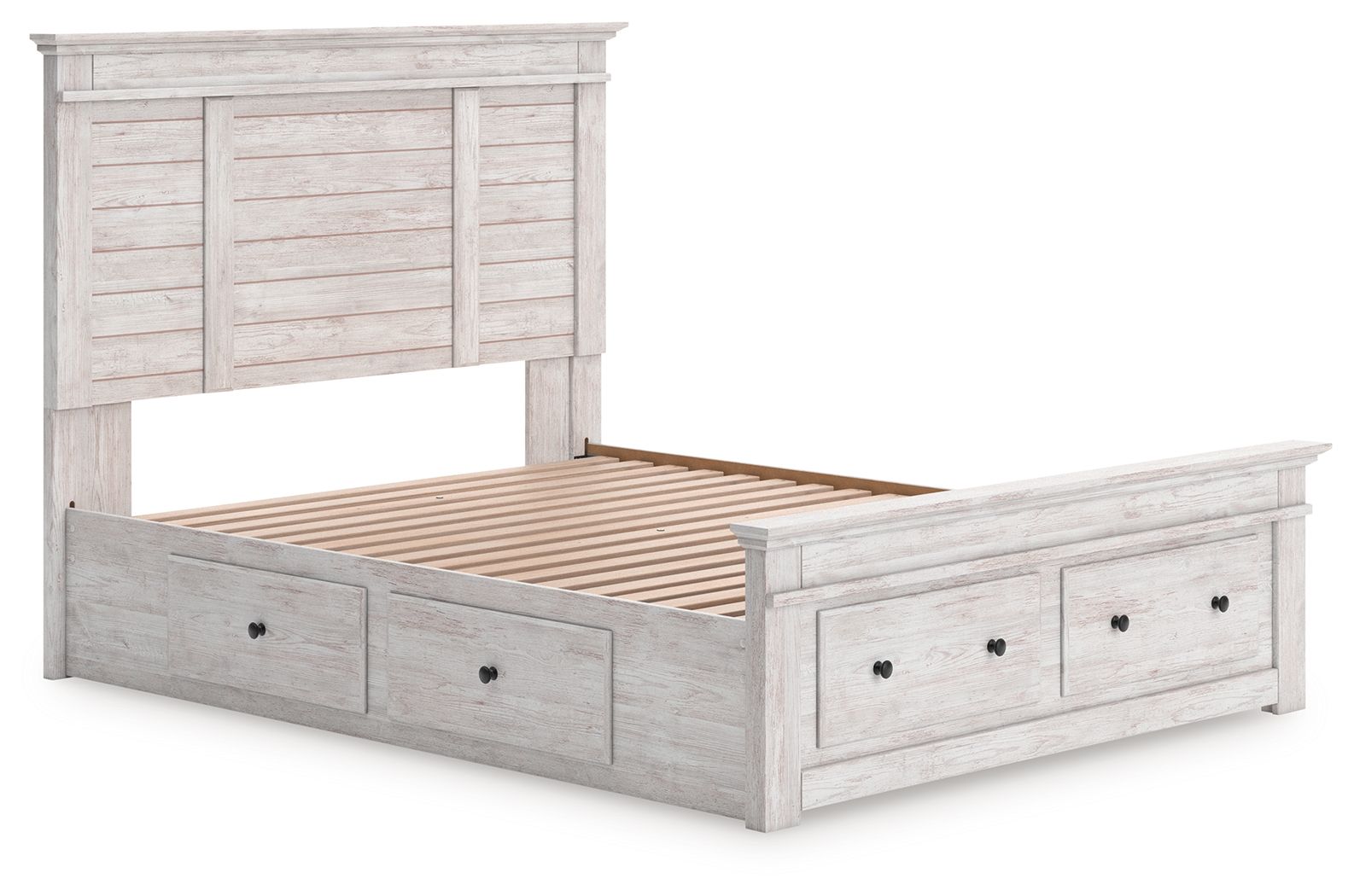 Makidern - Panel Storage Bed With Under Bed Storage Unit And Storage Footboard - Urban Living Furniture (Los Angeles, CA)