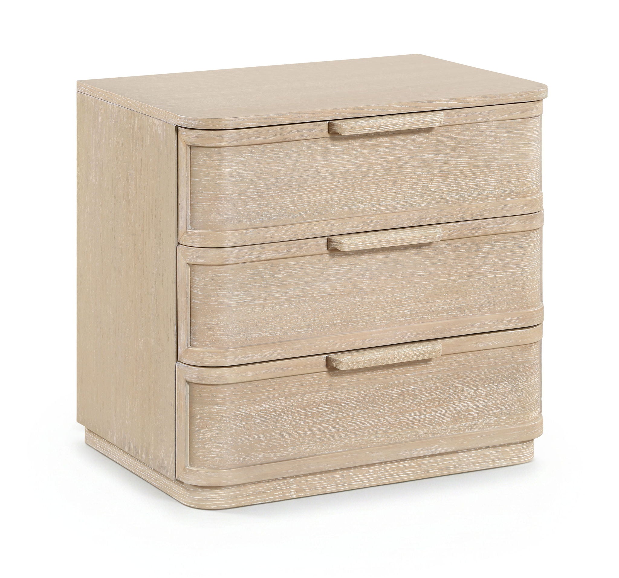Tiberio - Oak Veneer And Solid Wood Nightstand