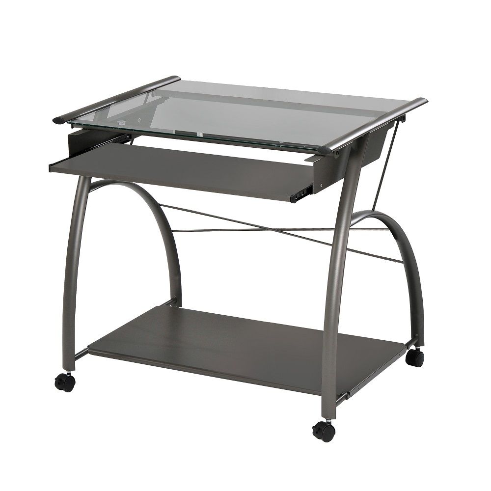 Vincent - Computer Desk - Pewter - Urban Living Furniture (Los Angeles, CA)