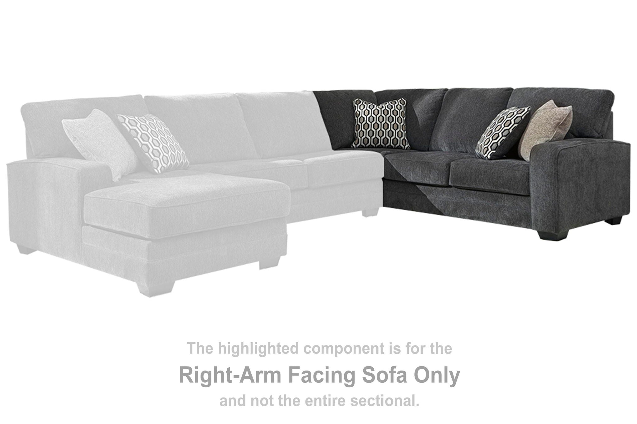 Tracling - RAF Sofa w/Corner Wedge - Slate - Urban Living Furniture (Los Angeles, CA)